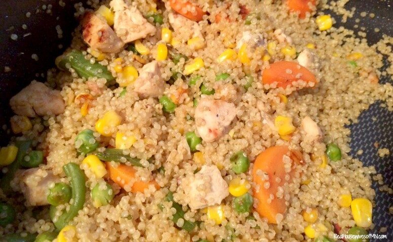 15 Minute Weeknight Dinner: Quinoa Stir-Fry Recipe