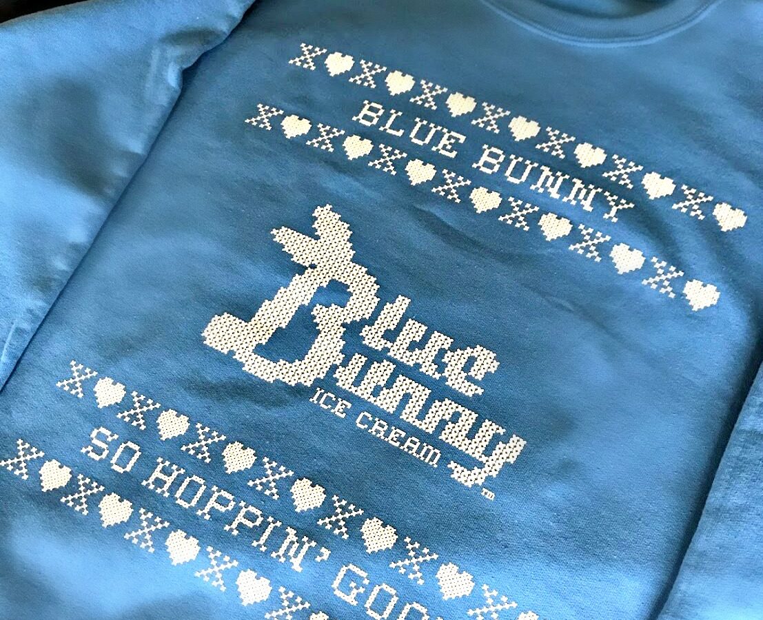 Score a Limited-Edition Blue Bunny Ugly Sweater!