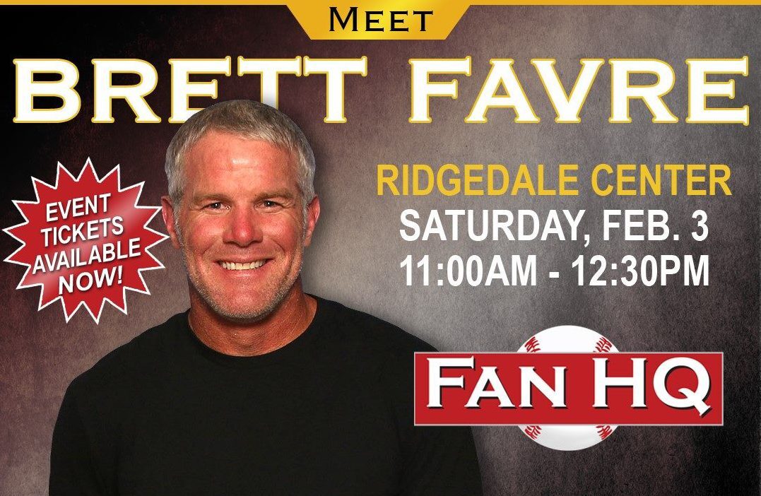 Touchdown at Ridgedale: Brett Favre Meet & Greet {GIVEAWAY!}