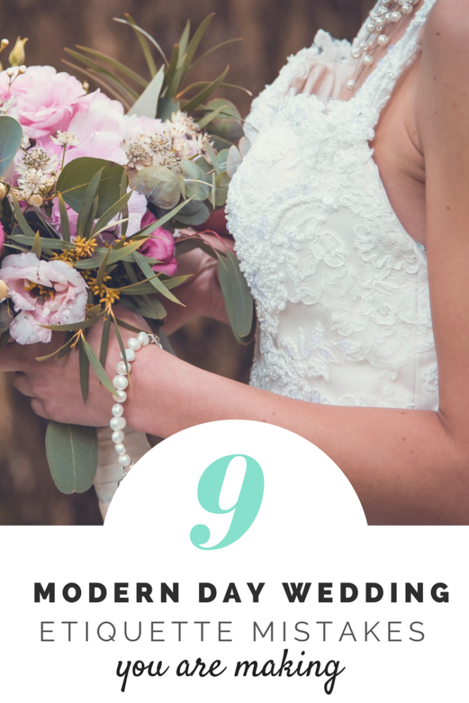 9 modern day wedding etiquette mistakes you are making
