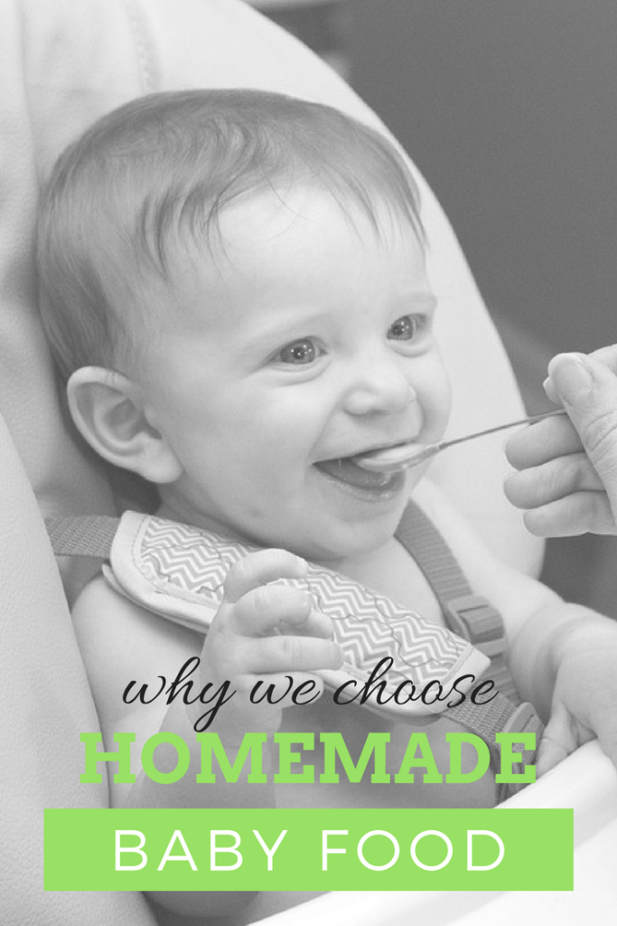 why you should consider homemade baby food