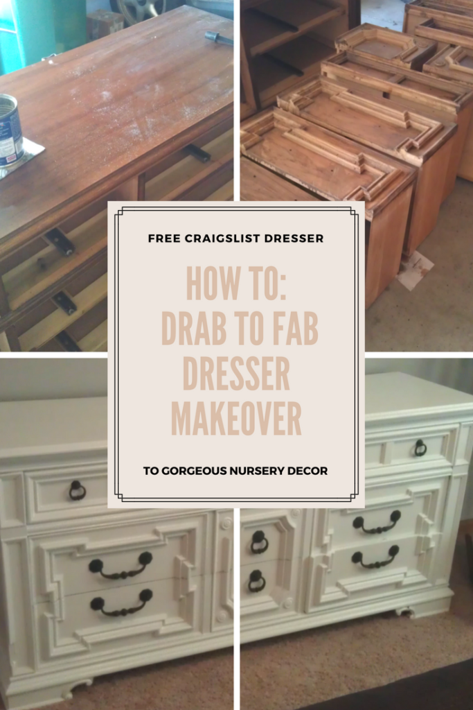 DIY drab to fab dresser makeover