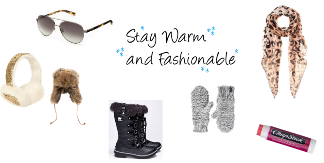 warm winter fashion accessories