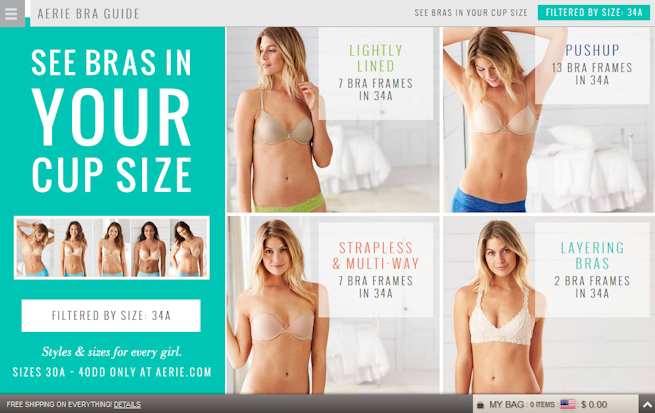 Aerie Bra Fitting Guide