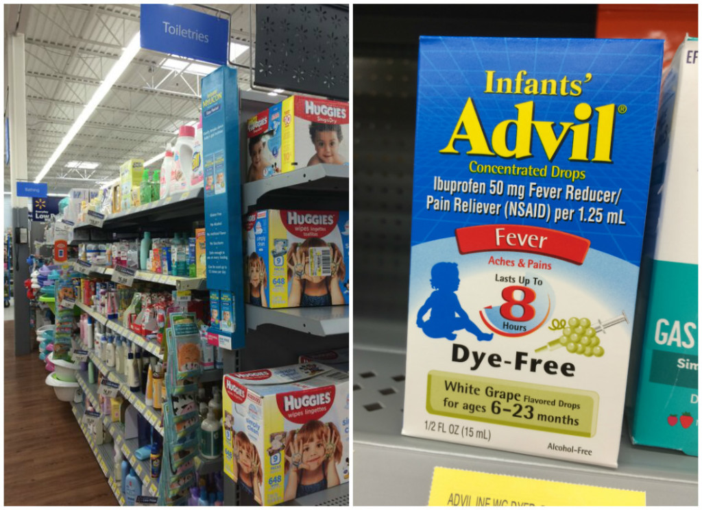 Infant Advil at Walmart