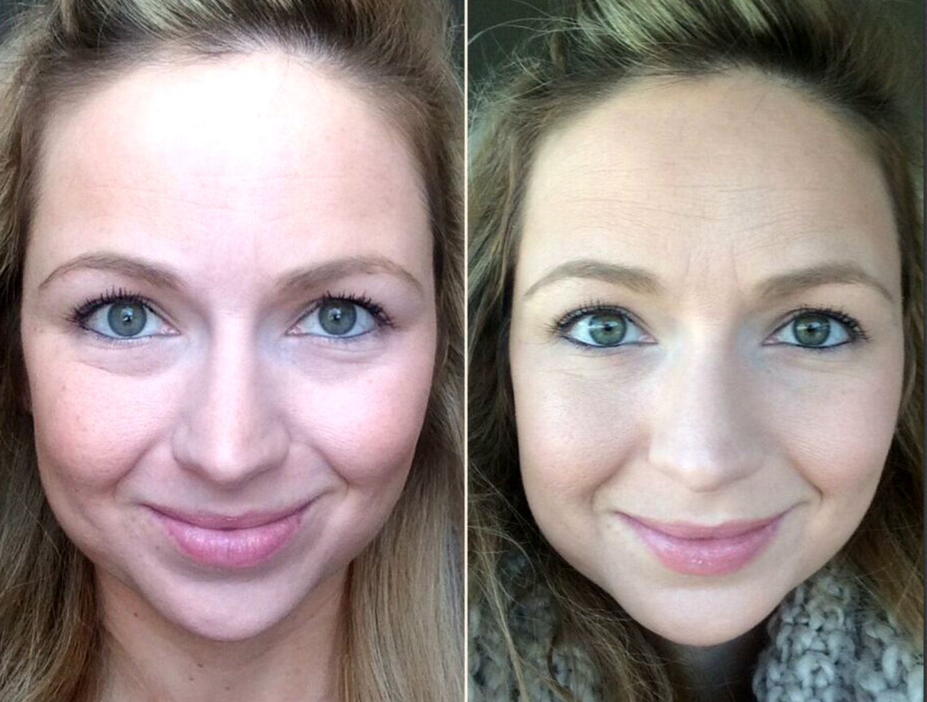 before and after contour makeup #ad