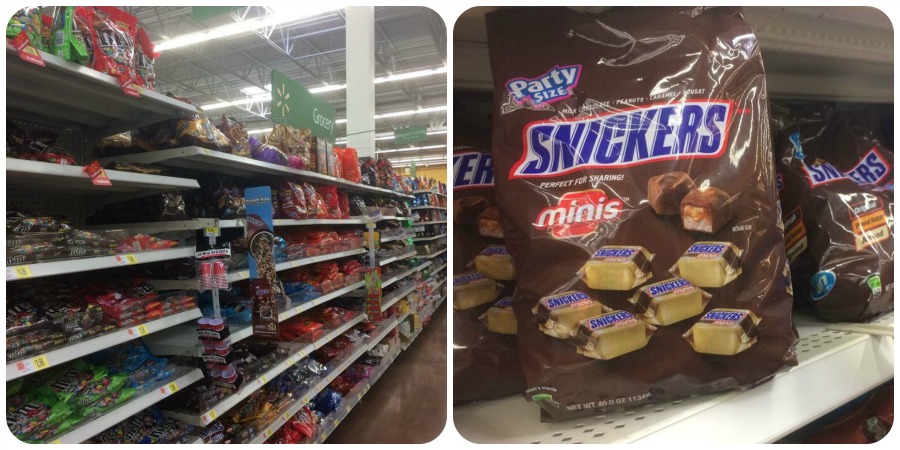 snickers minis at walmart #ad