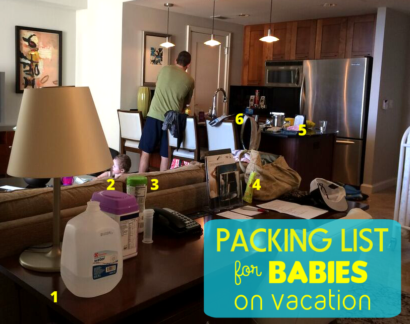 Packing List for Babies on Vacation