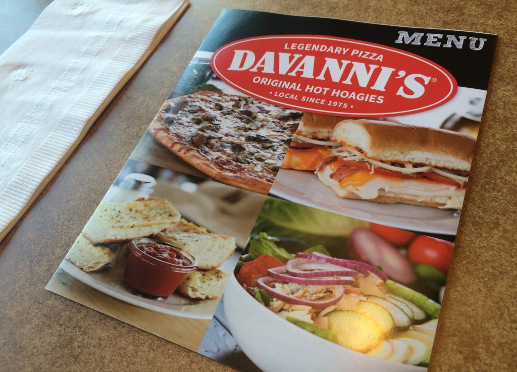 davanni's menu