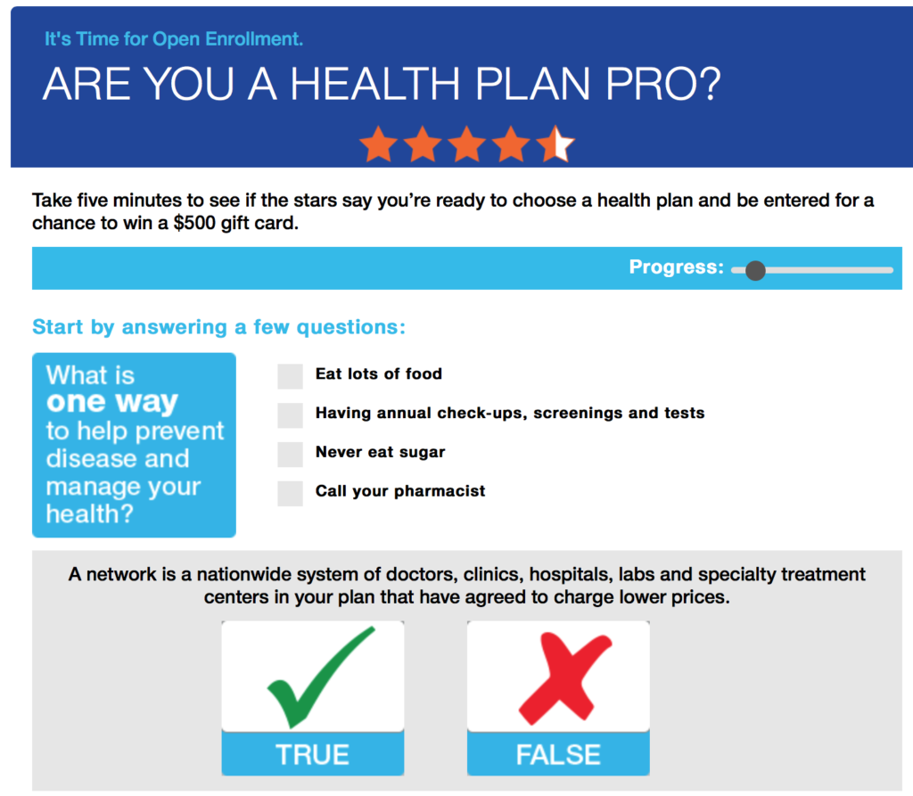 Are you a health plan pro?