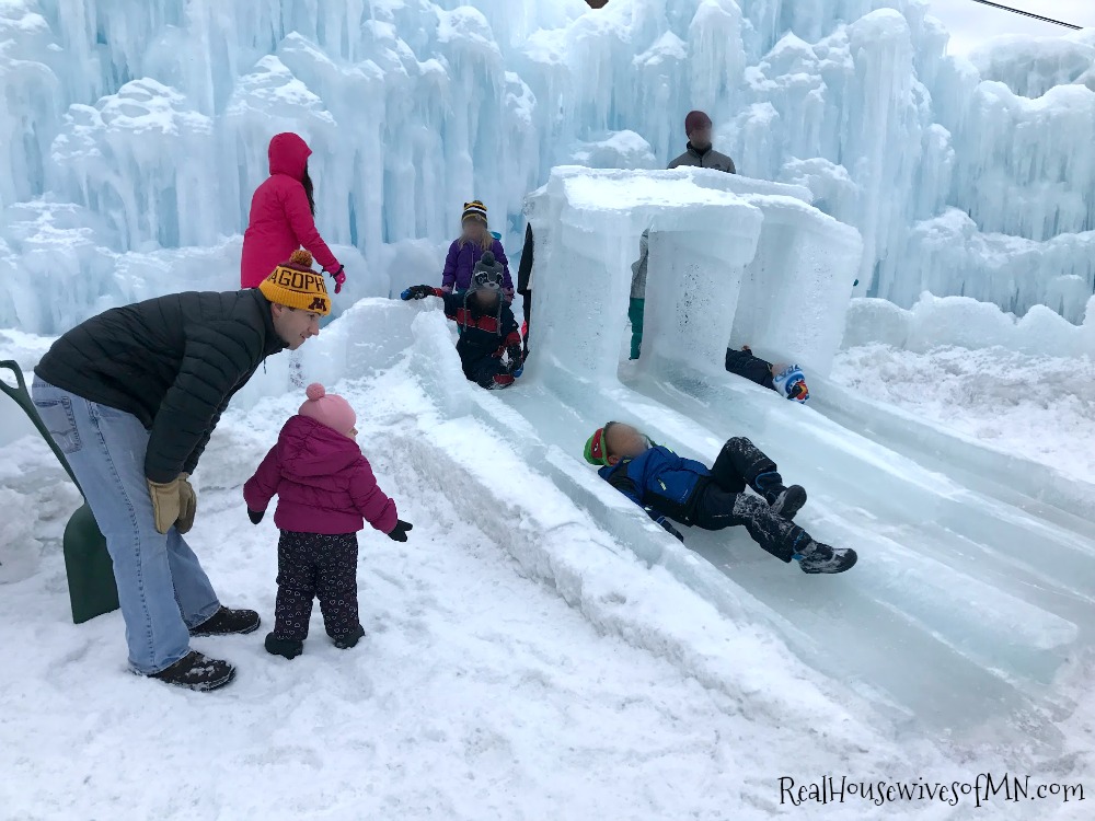 ice castles Minnesota Stillwater