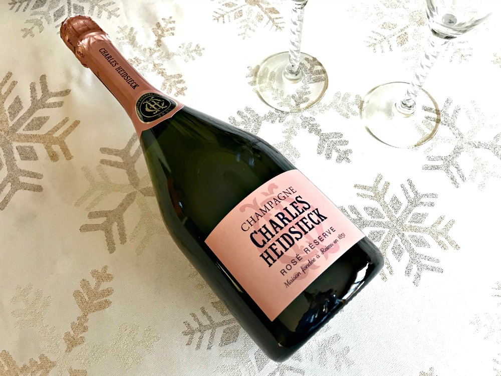 rose champagne for valentines day