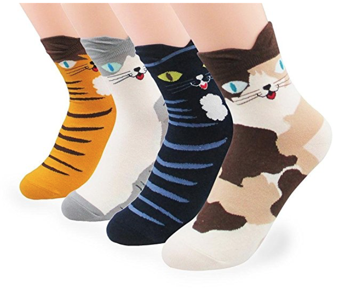 crazy cat mom socks