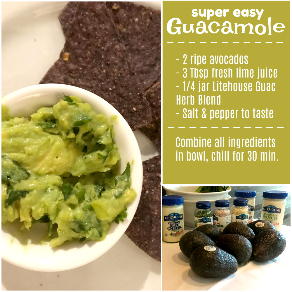 Easy guacamole recipe