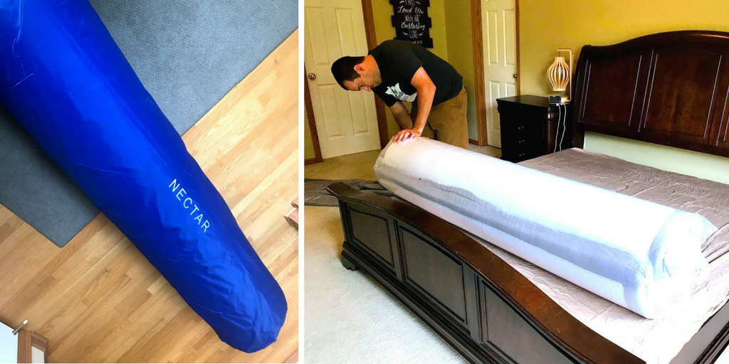 nectar mattress unboxing