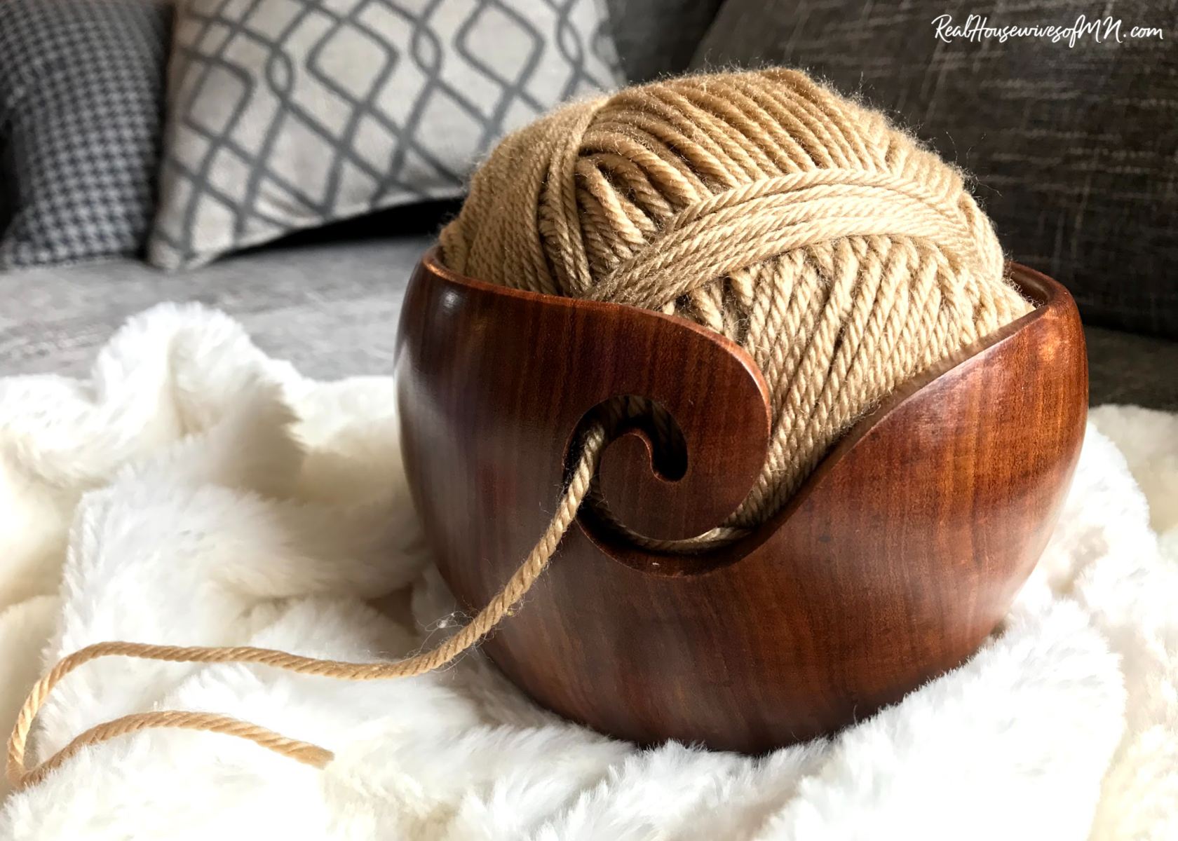 yarn bowl for knitting gift